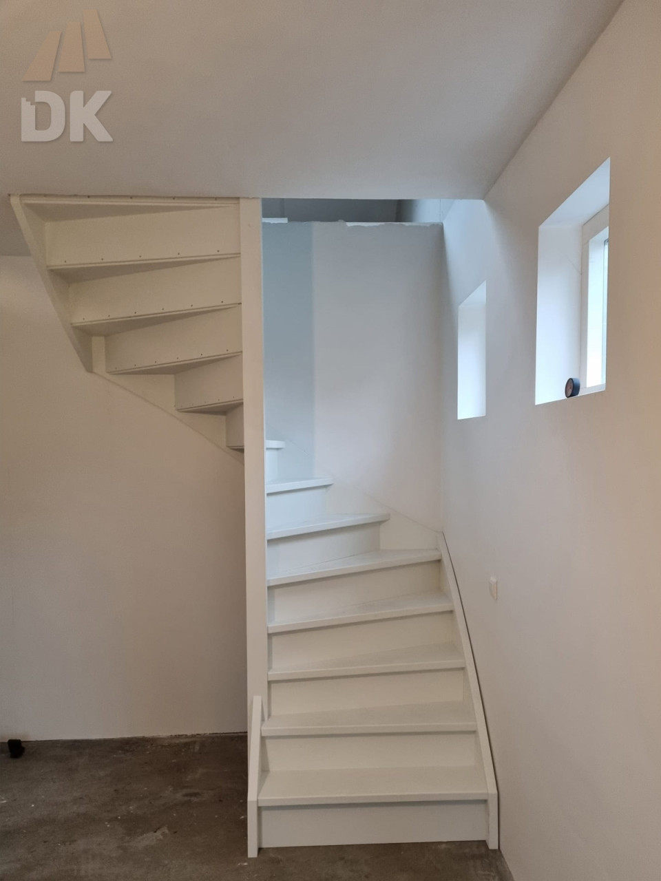 Witte vuren trap garage 03